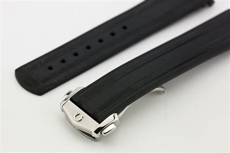 omega watch strap clasp|genuine omega rubber strap.